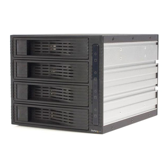 4x 3.5 inch Drive Hot Swap Bay into 3x 5.25 inch Bay from StarTech.com : image 1