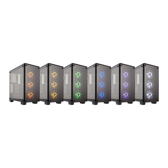 Corsair Crystal 460X Tempered Glass RGB PC Gaming Case : image 4