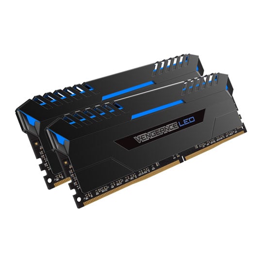 Corsair Vengeance Blue LED 16GB DDR4 3200 Memory Kit 2x 8GB