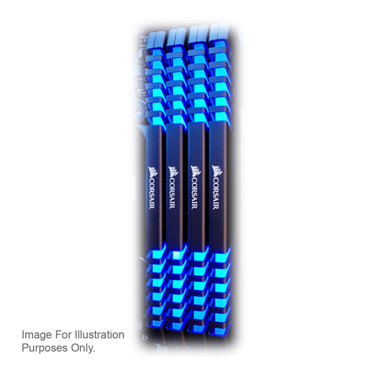 Corsair Vengeance Blue LED 16GB DDR4 3200 Memory Kit 2x 8GB