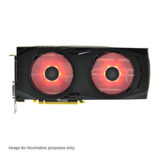 2x XFX Red LED Hardswap Fans for XFX GTR/RS Models LN75347 - MA-AP01 ...