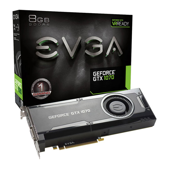 EVGA NVIDIA GeForce GTX 1070 8GB GAMING Graphics Card LN75546