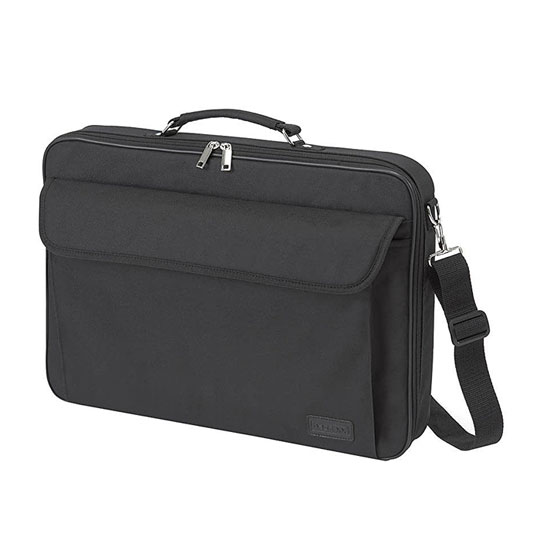 Dicota 12.5" Base XX Black Laptop/Notebook Bag with 3 Button Mouse Bundle
