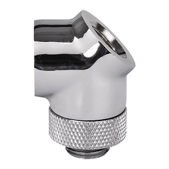 Thermaltake Chrome 45 Degree G1/4 Adaptor Fitting : image 1