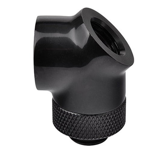 Pacific G1/4 45 & 90 Degree Adapter Black DIY LCS Fitting from Thermaltake