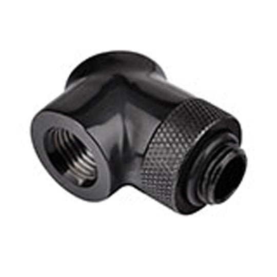 Pacific G1/4 45 & 90 Degree Adapter Black DIY LCS Fitting from Thermaltake