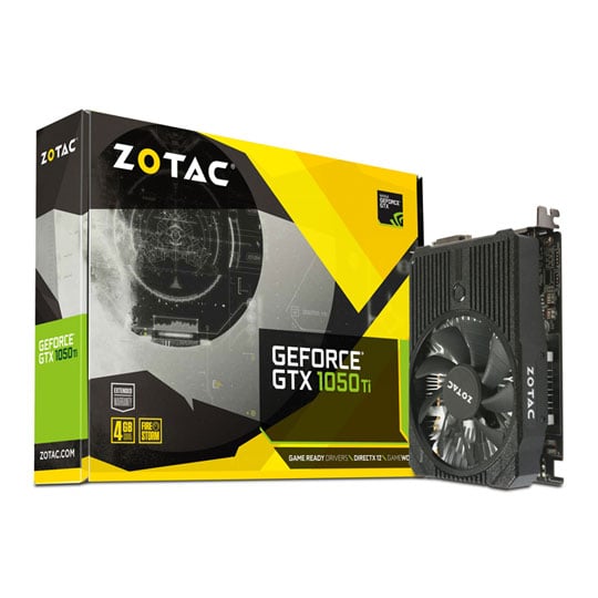 Zotac NVIDIA GeForce GTX 1050 Ti 4GB Mini Graphics Card : image 1