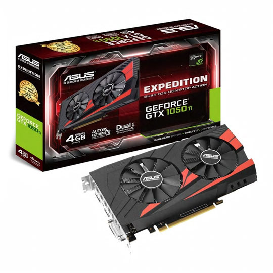 ASUS NVIDIA GeForce GTX 1050 Ti 4GB Expedition Graphics Card