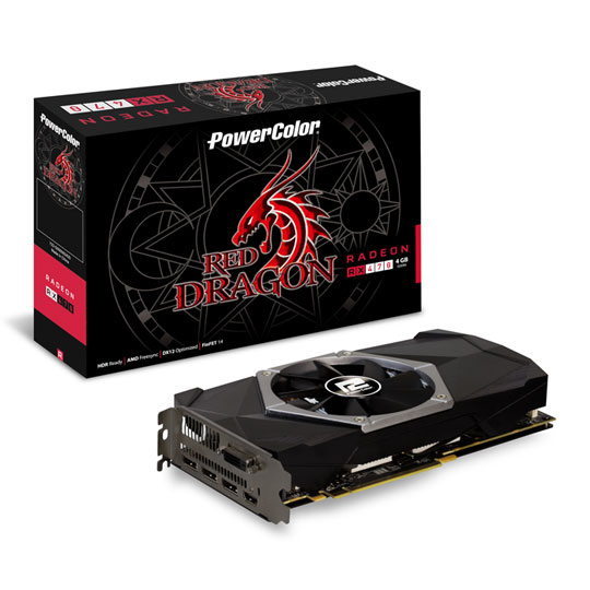 PowerColor Radeon RX470 Red Dragon Graphics Card 4GB : image 1