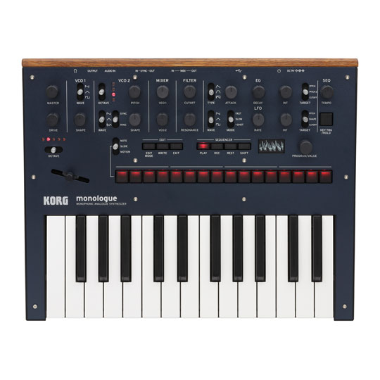 Korg Monologue Analogue Synthesizer (Blue)