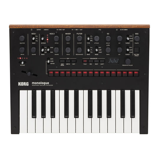 Korg Monologue Analogue Synthesizer (Black)