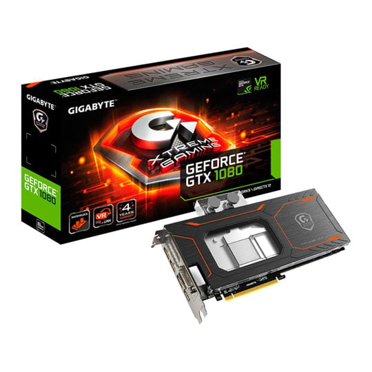 Gigabyte NVIDIA GeForce GTX 1080 WATERFORCE 8GB Graphics Card : image 1