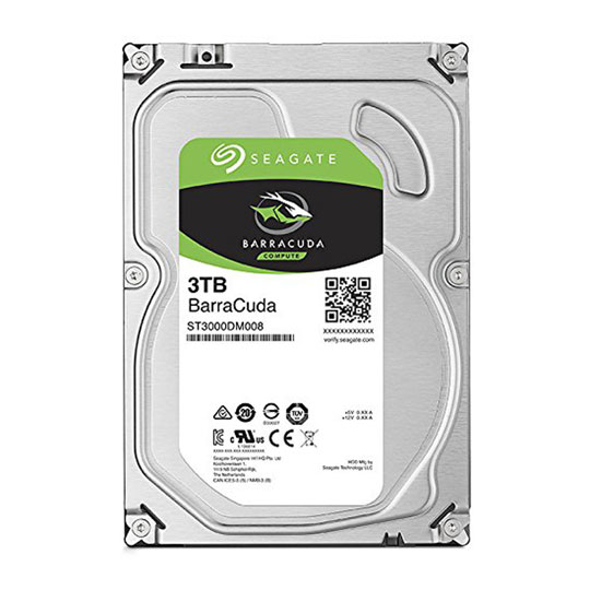 Seagate 3TB BarraCuda 3.5" Internal Hard Disk Drive/HDD ST3000DM008 : image 1