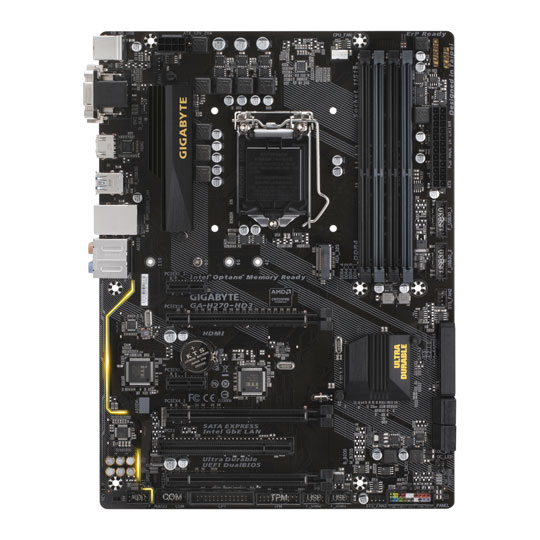Gigabyte H270 HD3 Kaby Lake CrossFire ATX Motherboard : image 3