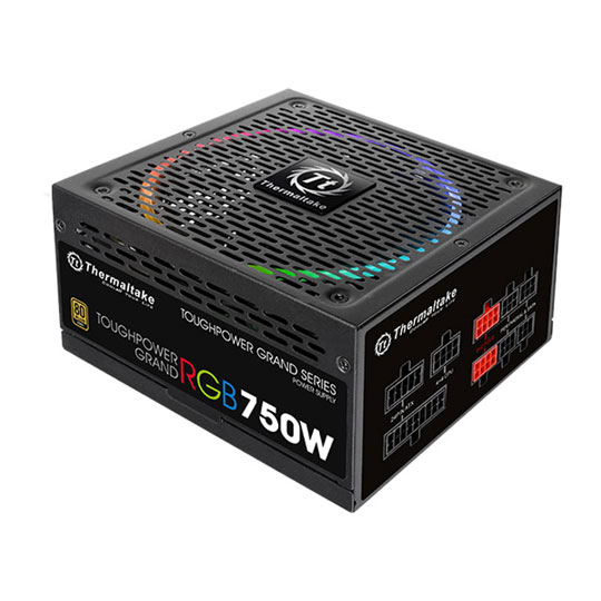 Thermaltake 750W Toughpower Grand RGB 80 Plus Gold ATX Power supply/PSU : image 1