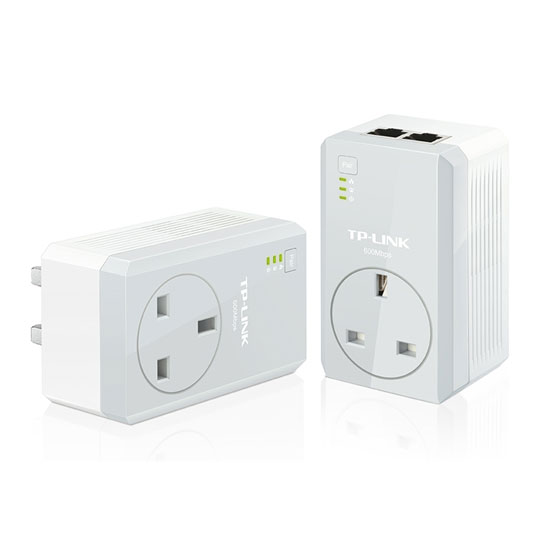 TP Link AV600 2-Port Powerline Pass Through Starter Kit : image 1