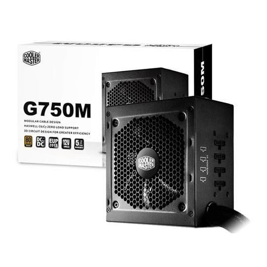 Cooler Master G750M 750W Hybrid Modular Power Supply : image 1