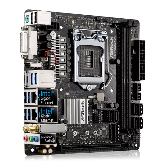 ASRock H270M-ITX/ac 無線LAN MINI-ITX