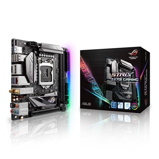 ASUS ROG Strix Z270I Mini ITX Gaming Motherboard : image 1