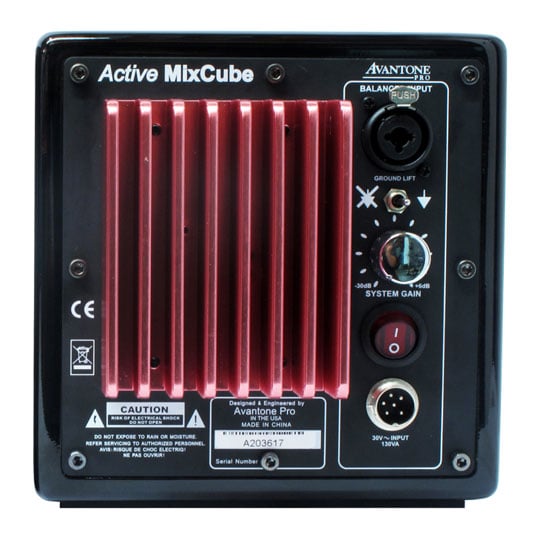 Avantone Active MixCube Powered Full-Range Mini Reference Monitor (Single Black)