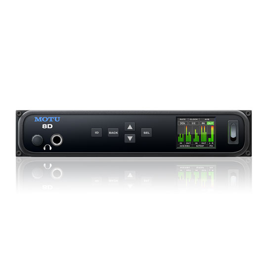 MOTU 8D - Professional USB Interface with AVB Networking and SRC