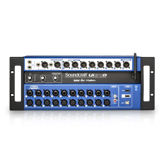 Soundcraft Ui24R 24-channel Digital Mixer/USB Multi-Track Recorder with Wireless Control