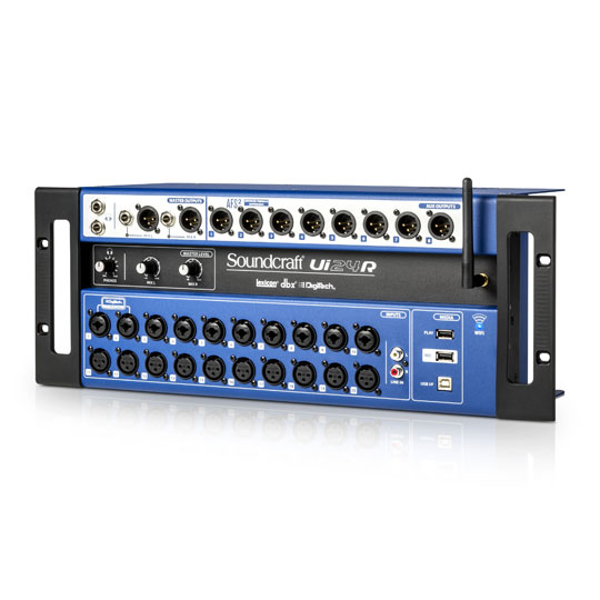Soundcraft Ui24R 24-channel Digital Mixer/USB Multi-Track Recorder with Wireless Control