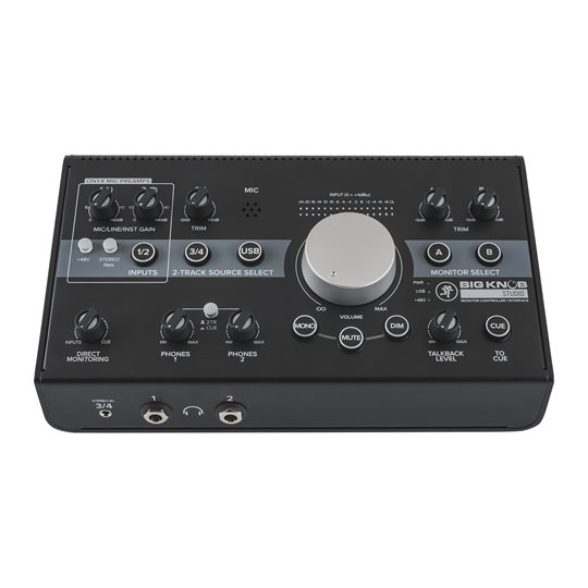 Mackie Big Knob Studio Monitor Controller and 2 x 2 USB Audio Interface