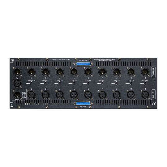 Lindell Audio 510 POWER MKII 10-Slot 500 Series Rack