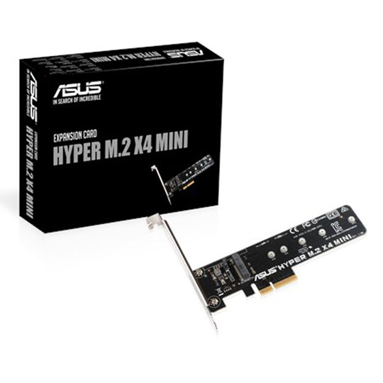 ASUS 1x M.2 SSD to PCIe 3.0 x4 Adapter Card LN78547 - 90MC03I0