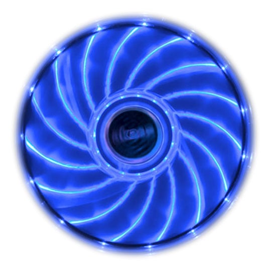 Akasa 120mm Blue Vegas 15 LED PC Case Fan