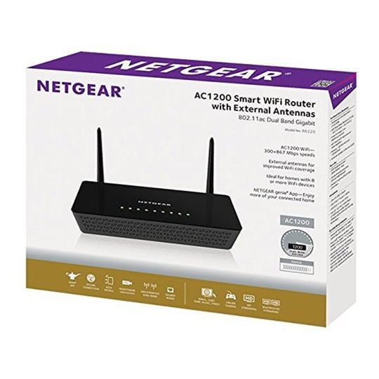 R6220 Netgear R6220-100UKS Smart ac WiFi Dual Band Wireless Cable ...