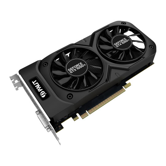 Palit NVIDIA GeForce GTX 1050 Ti 4GB DUAL OC Graphics Card LN79021