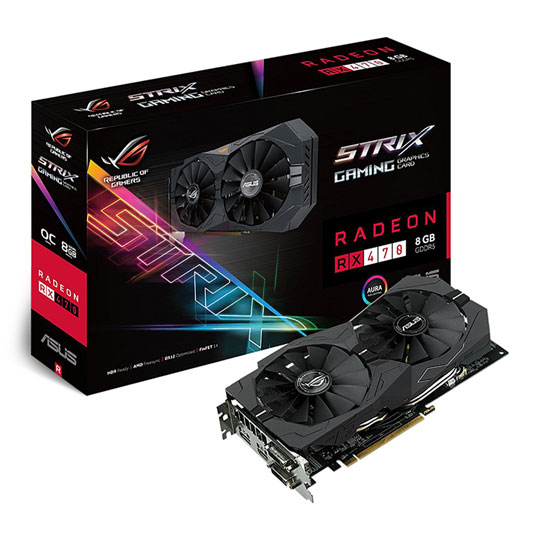 ASUS STRIX GAMING OC AMD Radeon RX 470 8GB Graphics Card : image 1