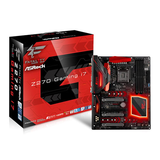 ASRock Intel Z270 Professional Fatal1ty Gaming i7 ATX Motherboard : image 1