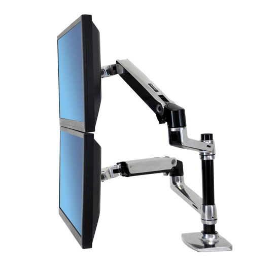 Ergotron LX Dual Stacking Monitor Arm 45-248-026 : image 2