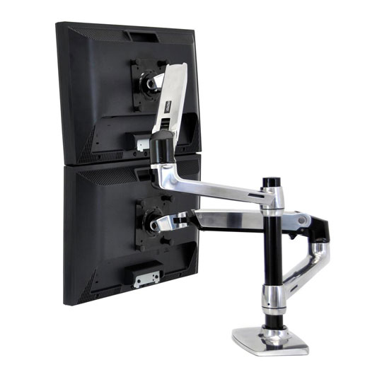 Ergotron LX Dual Stacking Monitor Arm 45-248-026 : image 3