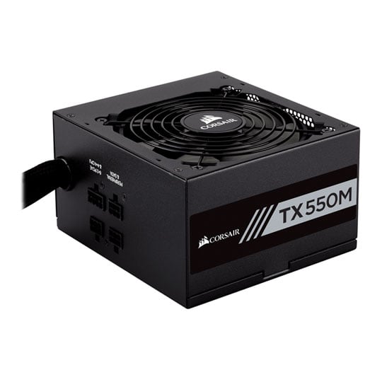 Corsair 550W TX550M Gold Hybid Modular Power Supply/PSU : image 1