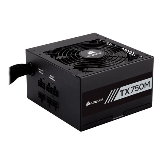 Corsair 750W TX750M 80+ Gold Hybid Modular Power Supply/PSU : image 1