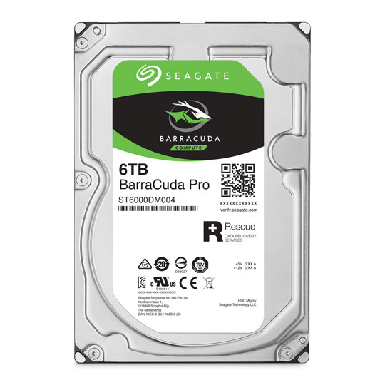 Seagate 6TB BarraCuda Pro 3.5" SATA Performance HDD/Hard Drive ST6000DM004 : image 2
