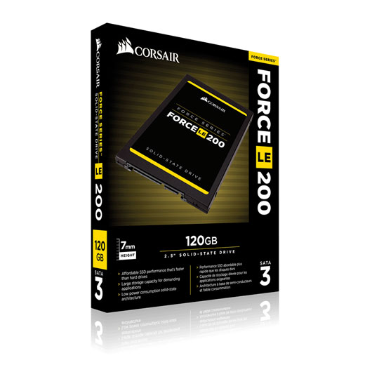 Corsair Force LE200 240GB 2.5" SATA3 SSD/Solid State Drive : image 4