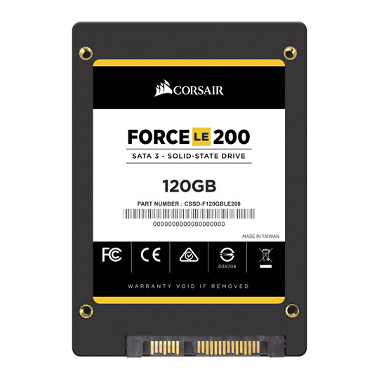 Corsair Force LE200 120GB 2.5" SATA3 SSD/Solid State Drive : image 3