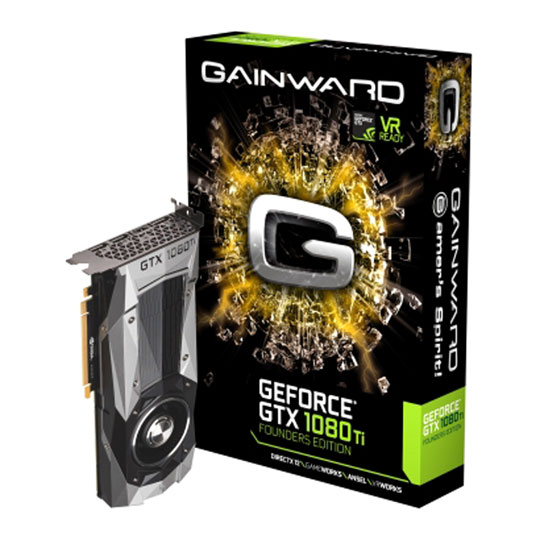 GAINWARD GeForce GTX 1080 Ti 11GB グラフィックボード 中古 動作未確認!