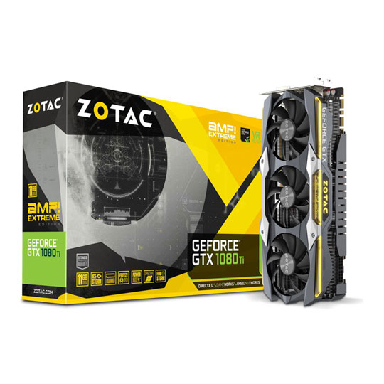 ZOTAC GeForce GTX 1080 Ti 本体 ZOTAC GeForce GTX 1080 Ti AMP Extreme Core Edition | ZOTAC