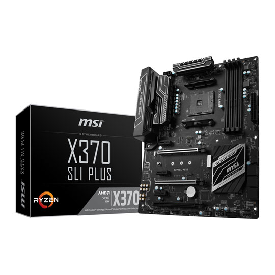 MSI AMD AM4 Ryzen X370 SLI PLUS ATX Motherboard : image 1