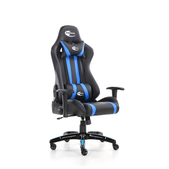 Neo Media Racing Gaming Chair Black/Blue with Arm Rests : image 1