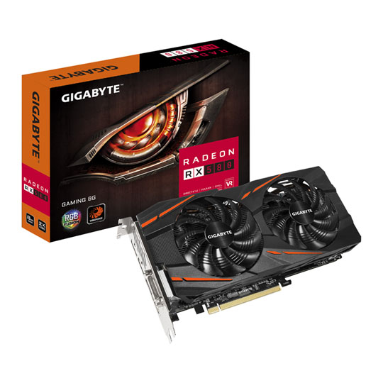 Gigabyte AMD Radeon RX 580 8GB GAMING Graphics Card : image 1