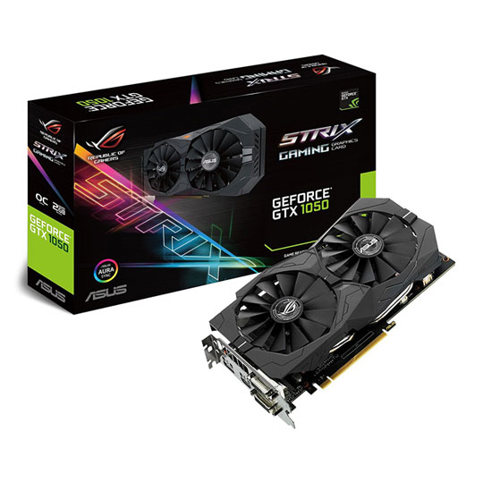 ASUS NVIDIA GeForce GTX 1050 2GB ROG STRIX OC LN80218 STRIX GTX1050 O2G GAMING SCAN UK