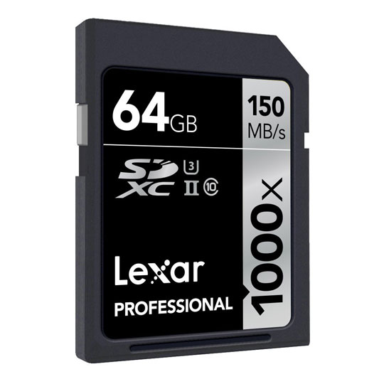 Lexar 64GB 1000x SDXC UHS-II Memory Card : image 2