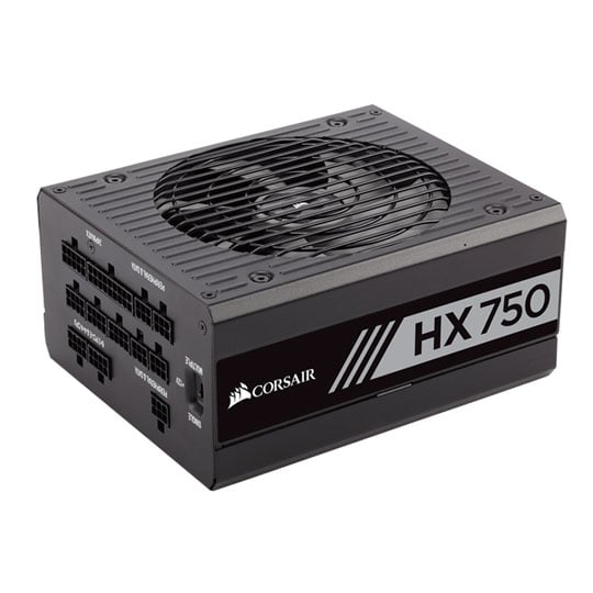 Corsair HX750 Fully Modular 80+ Platinum Power Supply/PSU : image 1
